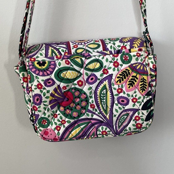 Vera Bradley Viva La Vera Rachel Colorful Crossbody Hipster Purse Handbag Bag - Picture 6 of 8